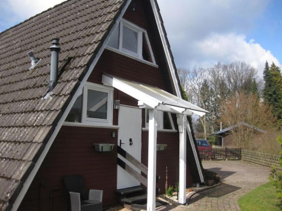 Nurdachhaus Mit Kaminofen Und Grossem Grundstueck Villa Faßberg Kültér fotó