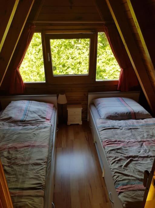 Nurdachhaus Mit Kaminofen Und Grossem Grundstueck Villa Faßberg Kültér fotó
